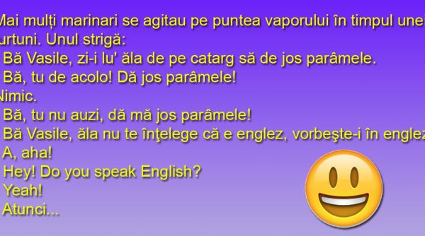 bancul zilei da jos paramele