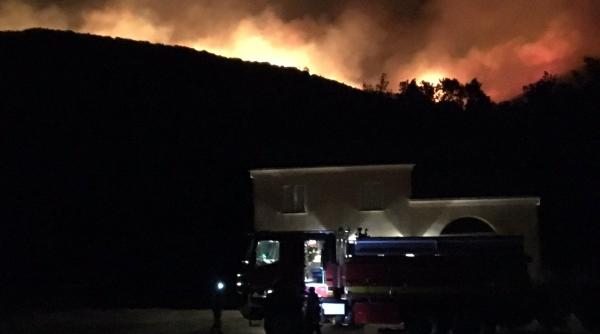 corsica este cuprinsa din nou de incendii de vegetatie