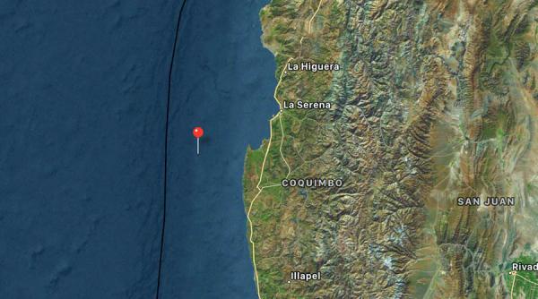 nou cutremur puternic in pacific in apropierea costei chiliene