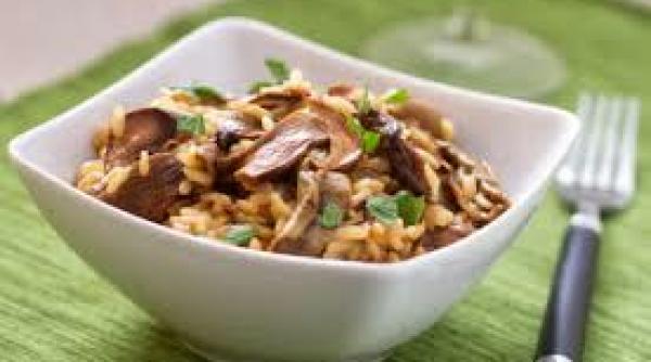 reteta zilei rizotto cu ciuperci