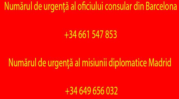 atentat la barcelona mae pune la dispozitie numere de telefon de urgenta la consulat