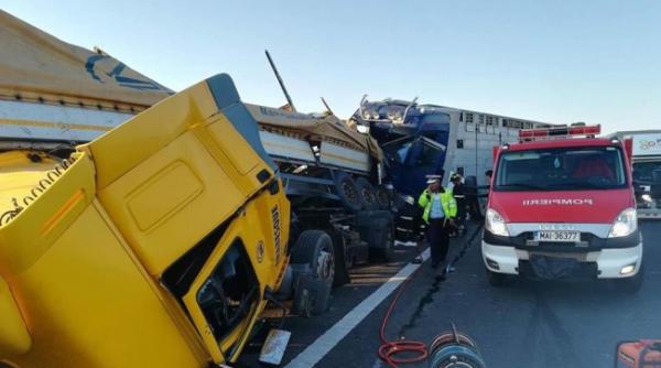 soferii a doua tir uri au murit in urma unui accident pe a1 intre timisoara si arad