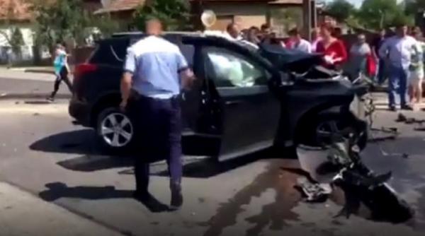accident teribil o soferita a facut o depasire ca n filme apoi a intrat in plin intr un tir
