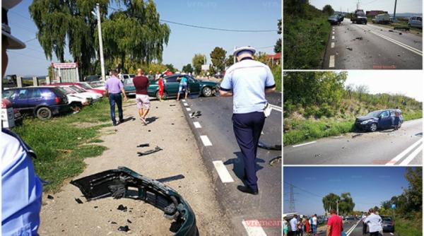 doua handbaliste straine ranite intr un accident pe dn 1