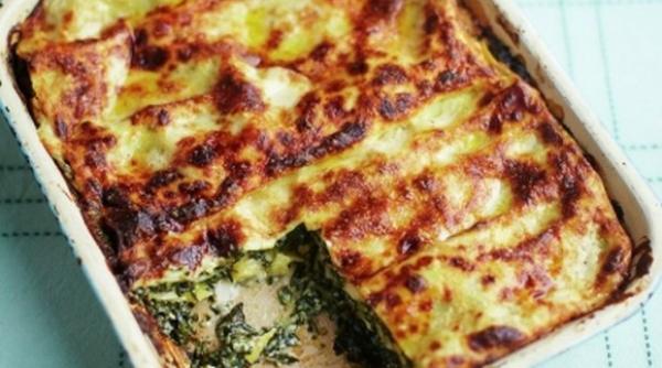 reteta zilei lasagna cu spanac