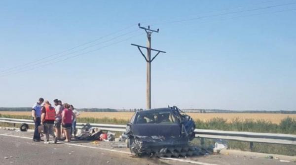 accident teribil pe autostrada soarelui un micut de 5 ani se afla in stare critica