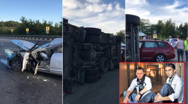 un tir s a rasturnat peste masina membrilor dj project gino manzotti dj maxx si mira internati de urgenta la spitalul din ramnicu valcea