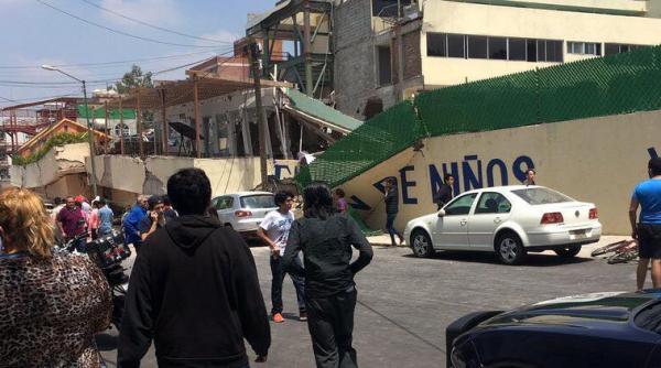 un cutremur puternic a zguduit mexicul cel putin 149 de morti nu se stie cati oameni sunt prinsi sub daramaturi