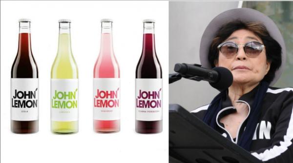 yoko ono forteaza o firma poloneza sa rebrenduiasca o bautura numita john lemon