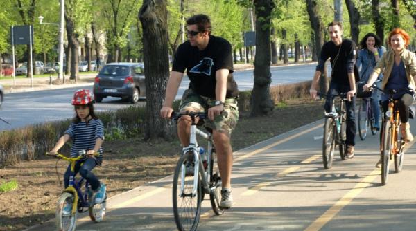 protest al biciclestilor in capitala
