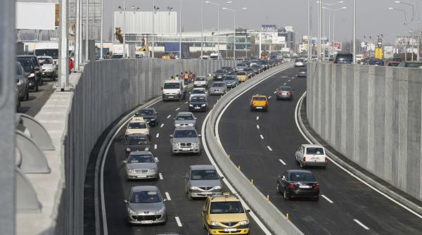 carambol cu 5 masini in pasajul baneasa