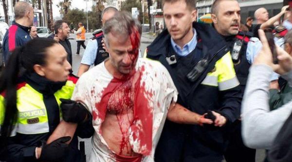 catalonia 11 politisti raniti conform autoritatilor spaniole 337 persoane au primit ingrijiri medicale