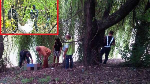 imagine terifianta intr un parc din satu mare o femeie care isi plimba catelul a vazut un barbat spanzurat de un copac