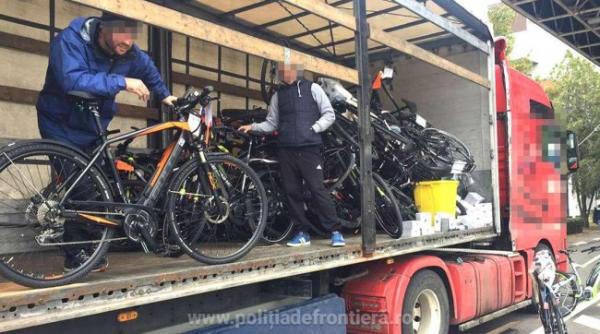 nadlac un sofer de tir a vrut sa introduca in mod clandestin 52 de biciclete electrice