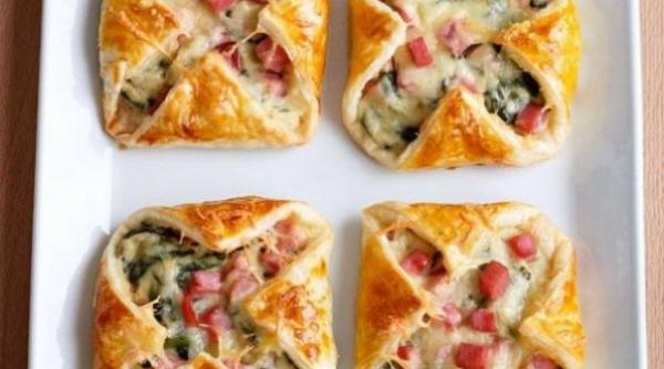 reteta zilei placintele cu sunca branza si spanac