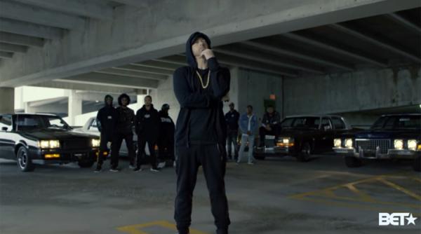 video eminem critici free style la adresa lui trump in timpul premiilor bet hip hop