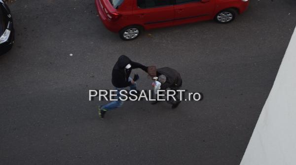 jaf la drumul mare in timisoara surprins de mai multi martori