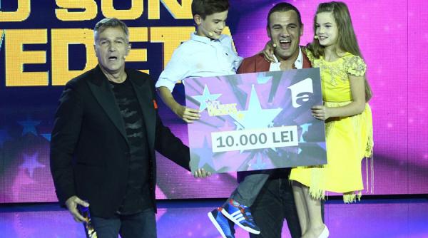 ionut iftimoaie si copiii sai nicol si nicholas au castigat prima editie aici eu sunt vedeta