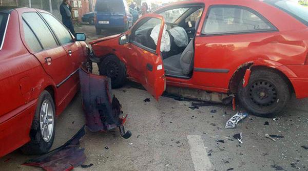 accident cu 7 victime in pitesti dupa un impact violent