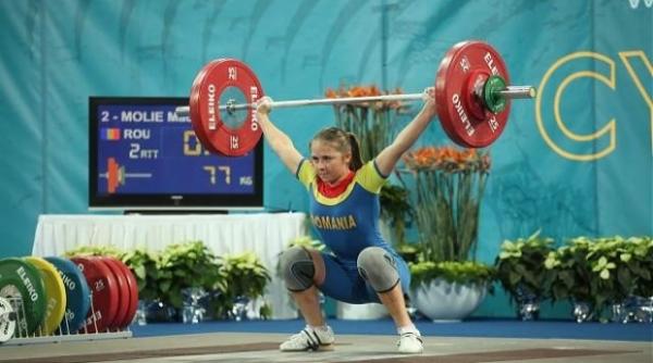 haltere madalina molie a cucerit doua medalii de aur si una de argint la europenele under 23