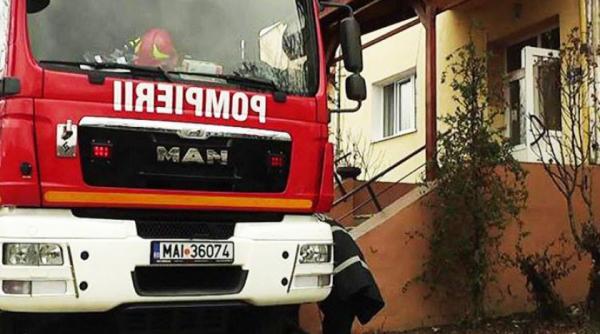 un hot a incendiat din greseala un imobil din capitala chiar inainte sa fuga cu lucrurile furate