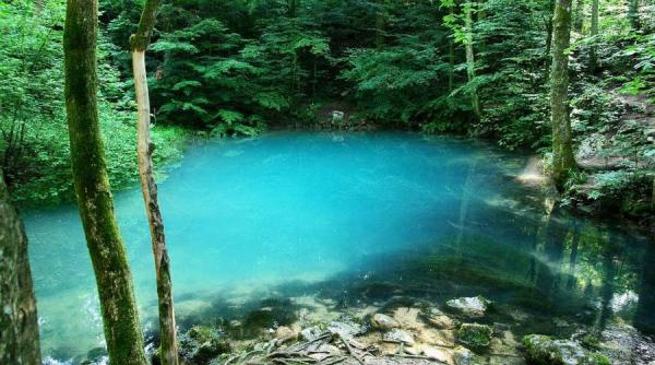 arii protejate ale romaniei lacul albastru si coloanele de la limpedea