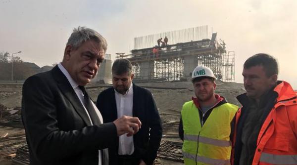 mihai tudose vizita neanuntata pe santierul autostrazii deva lugoj