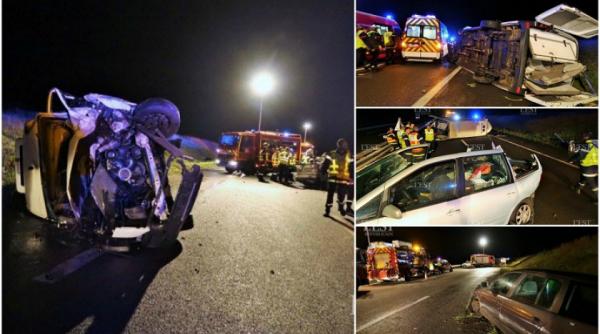 un autoturism de teren a lovit violent o caruta nesemnalizata ucigand o femeie si ranind alte doua persoane