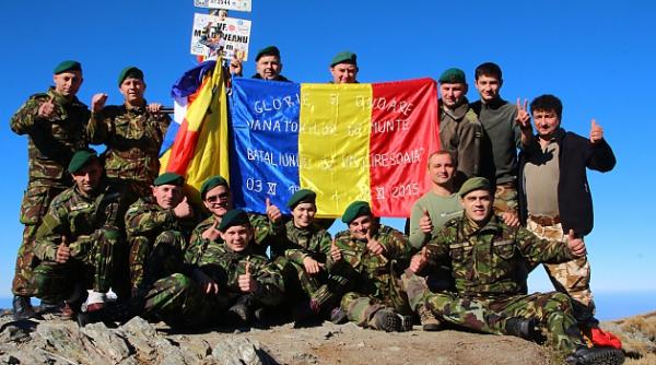 covasna vanatorii de munte vor arbora drapelul romaniei pe varful moldoveanu