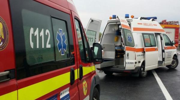 accident teribil pe autostrada soarelui autoutilitara a lucratorilor de la drumuri spulberata de un autoturism soferul a murit