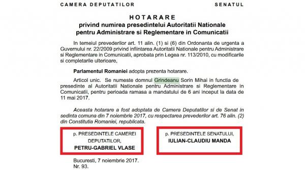dragnea si tariceanu nu si au asumat numirea lui grindeanu la ancom