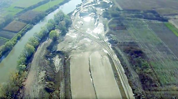 lotul 2 al autostrazii sebes turda a intrat la apa
