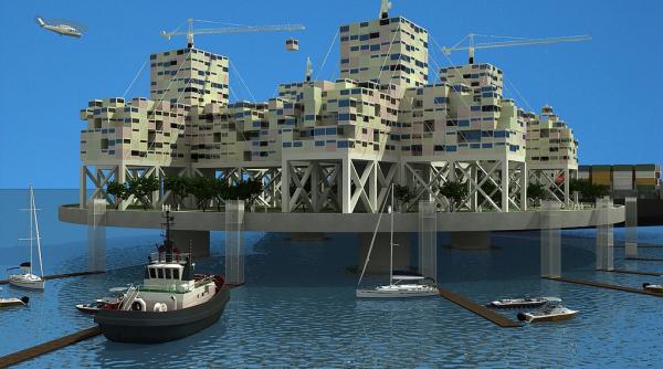 primul oras plutitor va fi gata in 2020 gata sa gazduiasca 300 de persoane