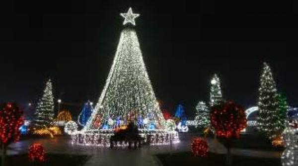 luminitele de sarbatori se aprind de sambata seara in sectorul 4