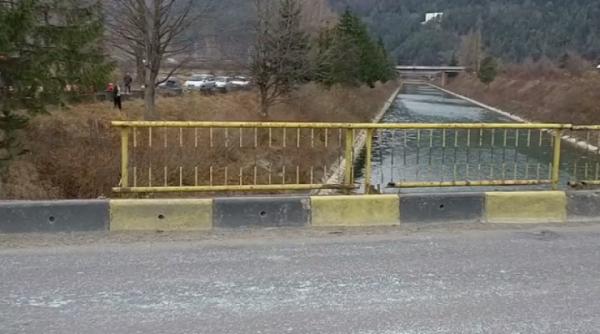 tragedie la pangarati o masina a cazut in canalul de fuga al hidrocentalei