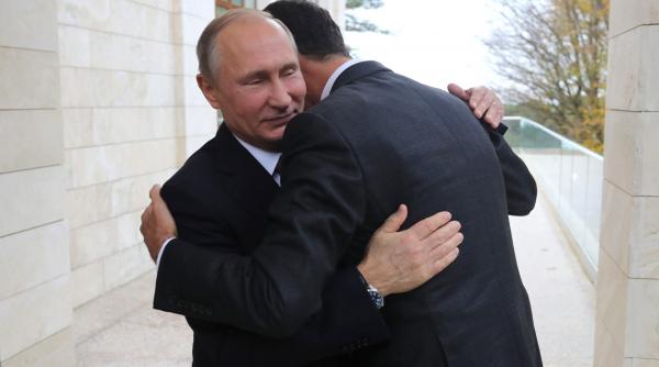 intalnire surpriza putin l a primit pe bashar al assad la soci