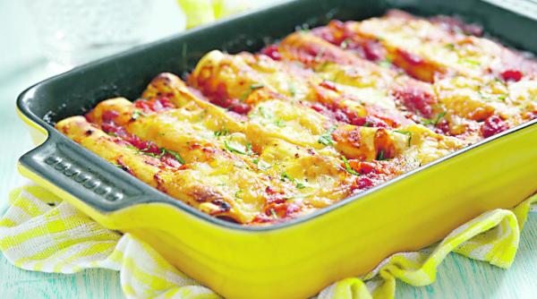 reteta zilei cannelloni cu carne si sos bechamel