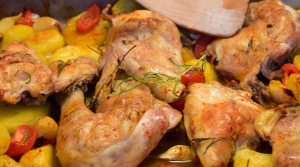 reteta zilei pui cu sos picant