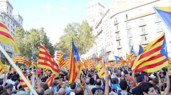 750 000 de persoane la protestul din barcelona