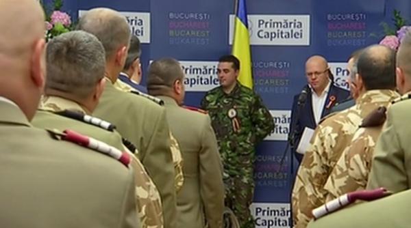 trei militari romani raniti in irak si afganistan au primit titlul de cetatean de onoare al capitalei