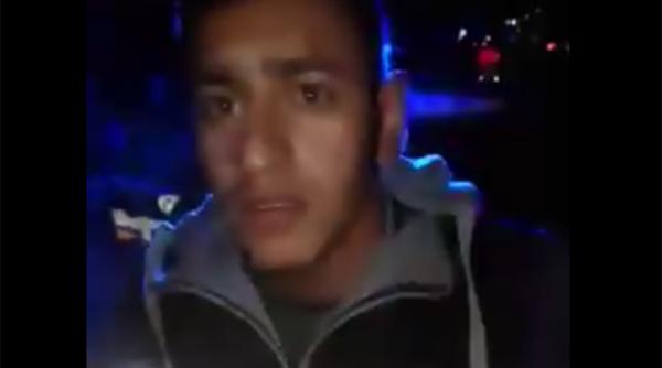 video politisti la un pas sa fie calcati de un sofer cu permisul suspendat