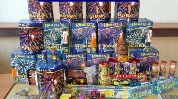 peste 5 000 de kg de articole pirotehnice confiscate de politisti in ultima saptamana in cadrul actiunii nationale foc de artificii