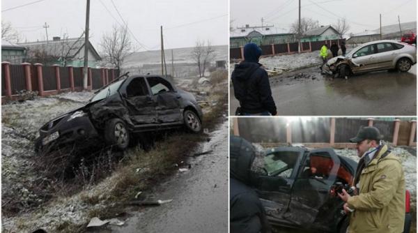 accident grav in botosani patru victime au fost duse la spital dupa ce un ford focus s a ciocnit frontal cu un logan