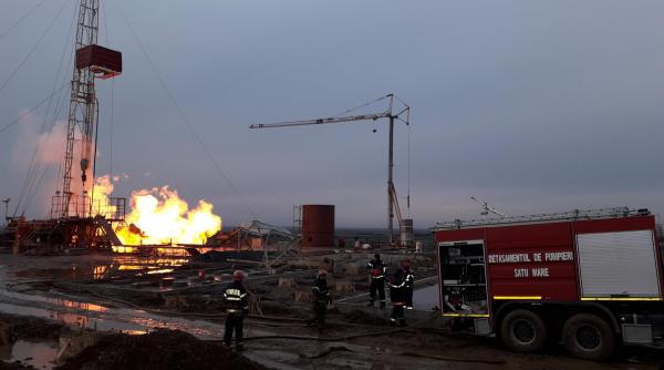 igsu masuri speciale pentru eliminarea riscului de explozie la sonda de gaz din judetul satu mare
