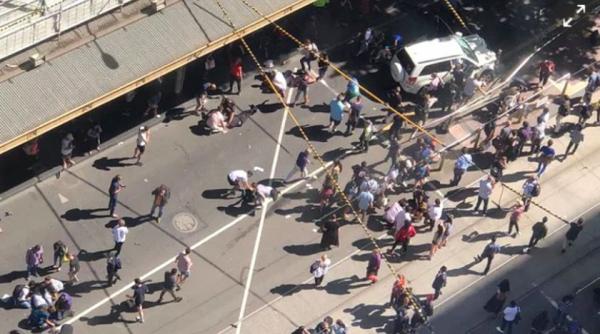 masina intrata in multime la melbourne un act deliberat