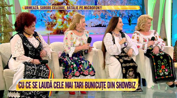 maria dragomiroiu maria carneci si elena merisoreanu vin alaturi de nepoatele lor in platoul acces direct
