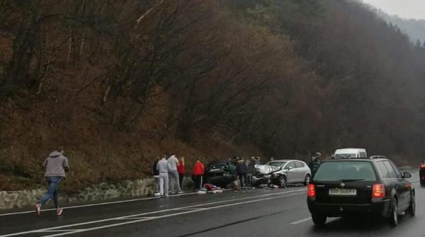 accident cu 6 victime pe valea oltului