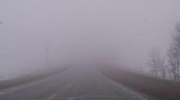 atentie soferi cod galben de ceata in 7 judete