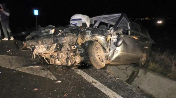 accident teribil pe dn1 la iesirea din codlea un sofer a fost aruncat prin parbriz