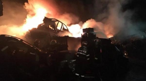 incendiu la o societate comerciala din sfantu gheorghe flacarile au mistuit o suprafata de 300 de metri